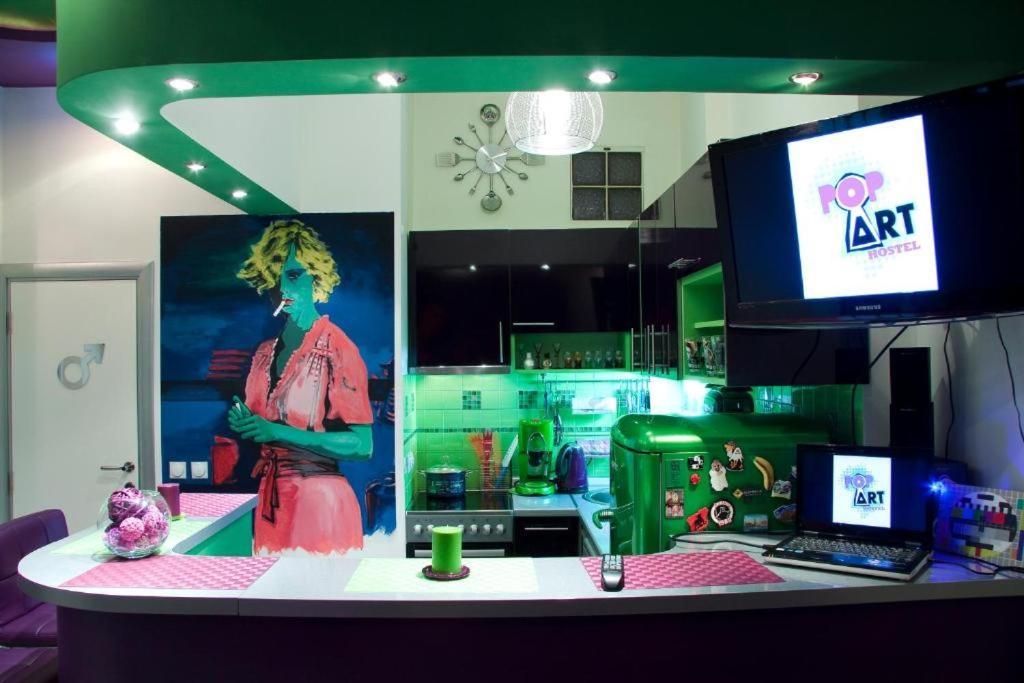 Auberge de jeunesse Pop Art à Belgrade Extérieur photo