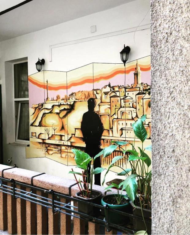 Auberge de jeunesse Pop Art à Belgrade Extérieur photo