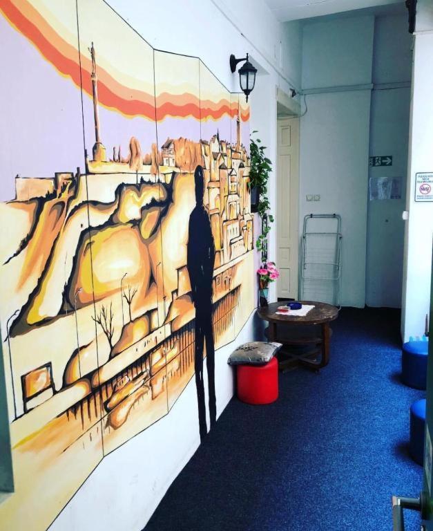Auberge de jeunesse Pop Art à Belgrade Extérieur photo