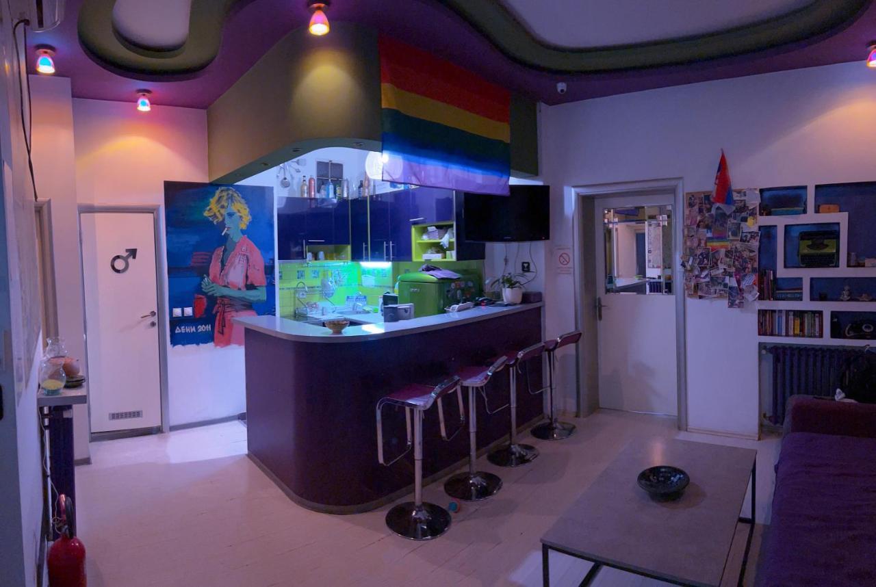 Auberge de jeunesse Pop Art à Belgrade Extérieur photo